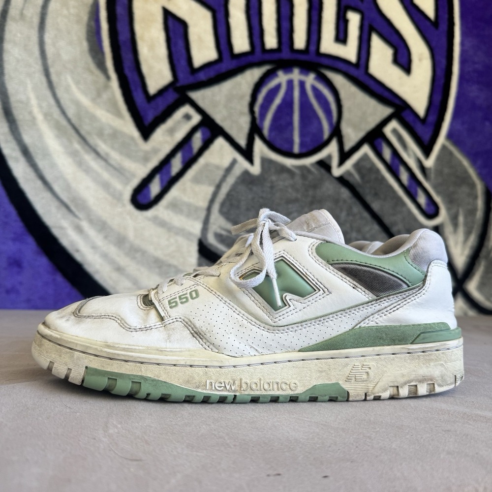 Size‎ 13 - New Balance 550 White Mint Green BB550FS1